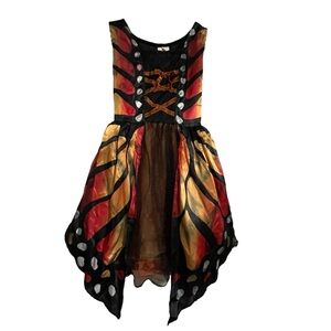 Rubie's Monarch Butterfly Kids Costume - Red, Orange, Black - Large